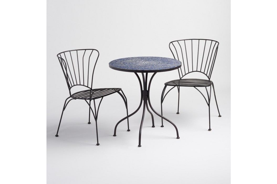 Peacoat Blue Cadiz Outdoor Patio Bistro Collection By World Market Peacoat Blue Cadiz Outdoor Patio Bistro Collection By World Market