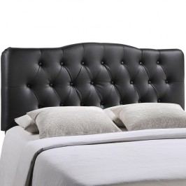 Annabel King Vinyl Headboard in Black