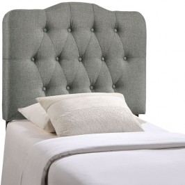 Annabel Twin Fabric Headboard in Gray