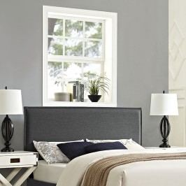 Camille Full Fabric Headboard in Gray