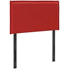 Camille Twin Fabric Headboard in Atomic Red