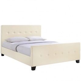 Abigail King Bed in Ivory