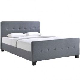 Abigail King Bed in Smoke