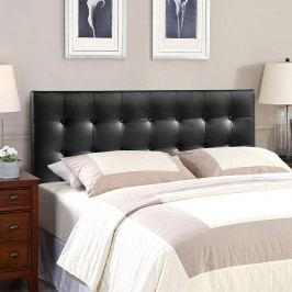 Emily Full Vinyl Headboard in Black