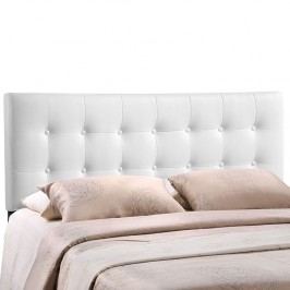 Emily Full Vinyl Headboard in White