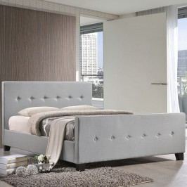 Abigail Queen Bed in Sky Gray