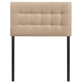 Emily Twin Fabric Headboard in Beige
