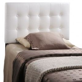 Emily Twin Vinyl Headboard in White