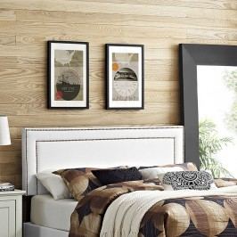 Jessamine Full Vinyl Headboard in White