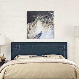 Josie King Fabric Headboard in Azure