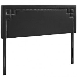 Josie King Vinyl Headboard in Black