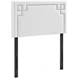Josie Twin Vinyl Headboard in White