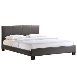 Alex King Vinyl Bed in Brown