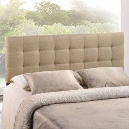 Lily Queen Fabric Headboard in Beige