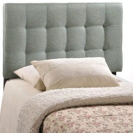 Lily Twin Fabric Headboard in Gray