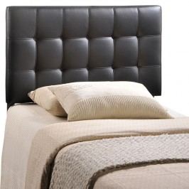Lily Twin Vinyl Headboard in Black