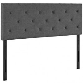 Terisa Queen Fabric Headboard in Gray