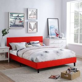 Anya Queen Bed Frame in Atomic Red