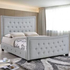Claire Queen Bed in Sky Gray