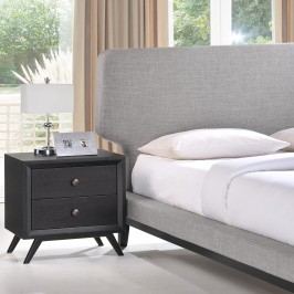 Bethany 2 Piece Queen Bedroom Set in Black Gray