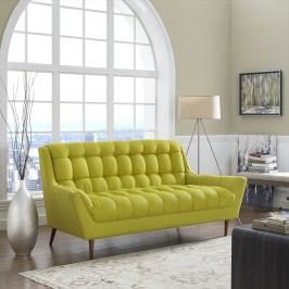 Response Fabric Loveseat in Wheatgrass