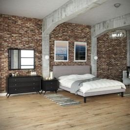 Bethany 4 Piece Queen Bedroom Set in Black Gray
