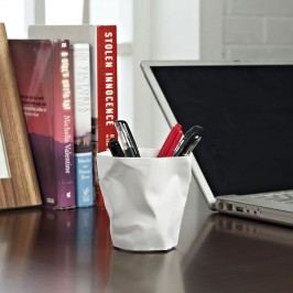 Lava Pencil Holder in White