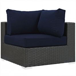 Sojourn Outdoor Patio Sunbrella?? Corner in Canvas Navy