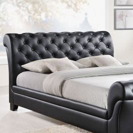Kate Queen Vinyl Bed in Black