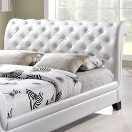 Kate Queen Vinyl Bed in White