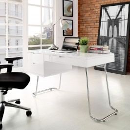 Swag Office Desk in White