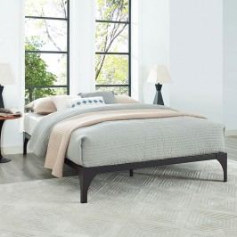 Ollie King Bed Frame in Brown