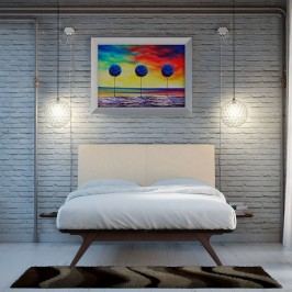 Tracy 3 Piece Full Bedroom Set in Cappuccino Beige