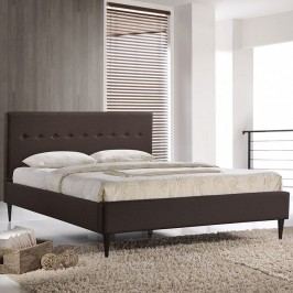 Stacy Queen Bed in Dark Brown