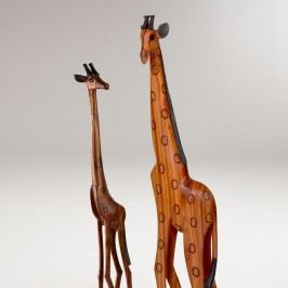Hand Carved Giraffe - Wood - Medium by World Market Medium