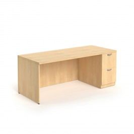 Currency Single-Pedestal Office Desk